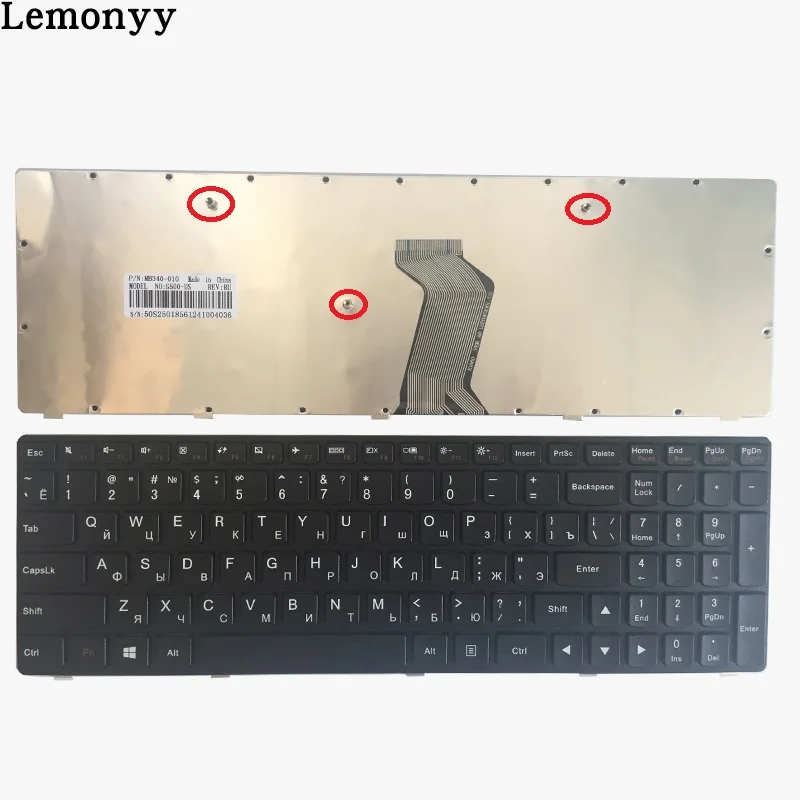  Russian Keyboard for Lenovo 25210891 G500-RU MP-12P83US-6861 25210932 MP-12P83SU-686 PK130Y0305 V11