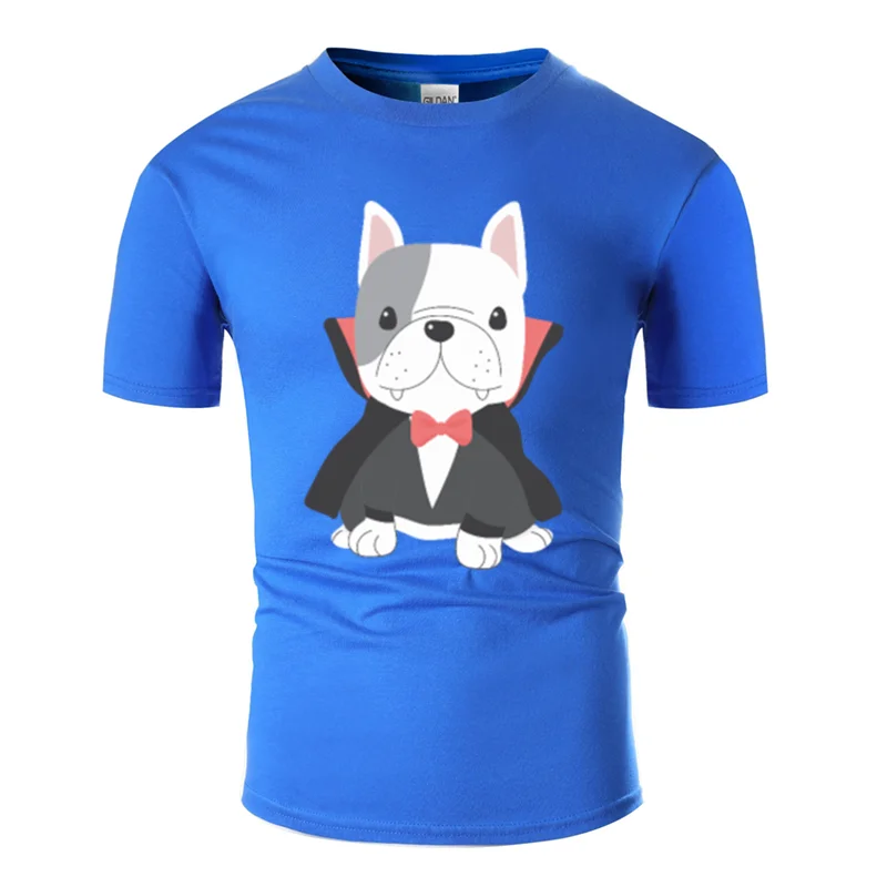 Стиль, футболка с логотипом Humor joker,, черная, большой размер S~ 5xl, Kawaii, Мужская футболка, хлопок, футболка с круглым вырезом - Цвет: Men-Blue