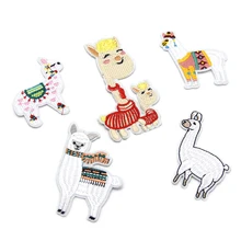 5 шт. Альпака форма не-Плетеный вышитый лоскут для одежды шитья, материалы для ручных поделок, 5Yc5879