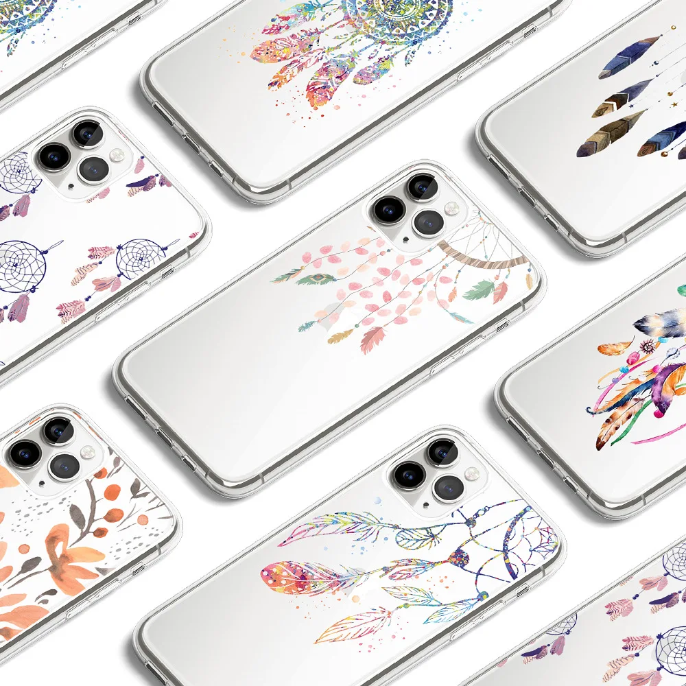 Чехол для телефона OUIO Ловец снов iphone 12 11 Pro Max 8 7 6 6S Plus X XS MAX 5 5S SE XR | Мобильные