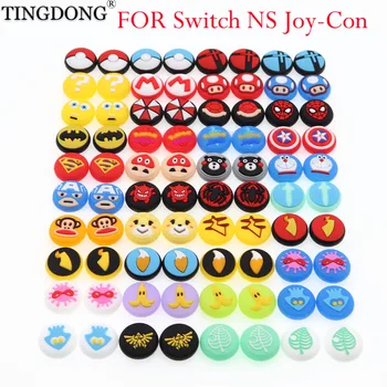 

Joystick Cover Thumb Stick Grip Cap Skin For Mario Nintend Switch NS Joy-Con Controller Pokeball JoyCon Gamepad Thumbstic