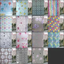 60x500 см длинная толстая матовая стеклянная оконная пленка, наклейки, наклейка на стекло для ванной комнаты, стеклянная паста, затеняющая изоляционная пленка, оконная наклейка