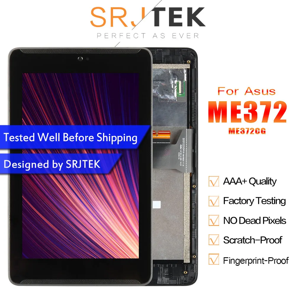 Оригинальный ЖК дисплей для Asus Fonepad 7 ME372CG ME372 K00E матрица телефона с рамкой ремонта