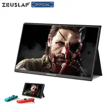 ZEUSLAP 15.6 بوصة USB C HDMI 1920*1080P PD HDR سماعة ميناء المعادن المحمولة IPS شاشة شاشة عرض ألعاب(China)