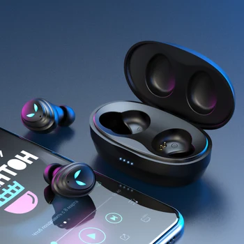 

2020 New TWS Wireless Bluetooth Earphone sport Waterproof Earphone Stereo In-ear Earpiece with Charging Pod For iphone Huawei