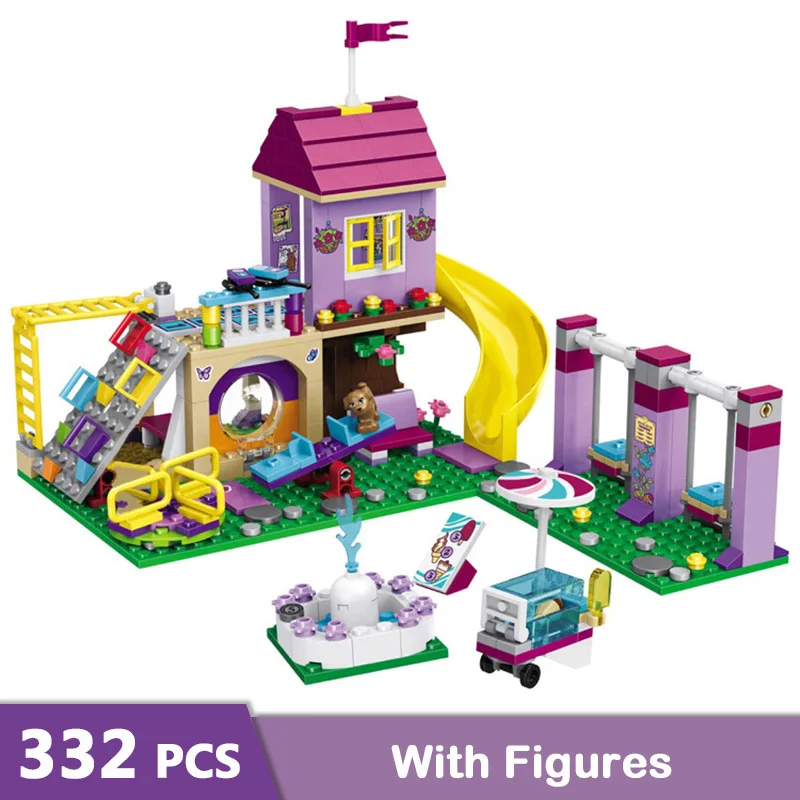 357 шт., строительные блоки для дома Миа, для девочек, для друзей, Playmobil, кирпичи, фигурки, игрушки для детей, кубики для игр GB02