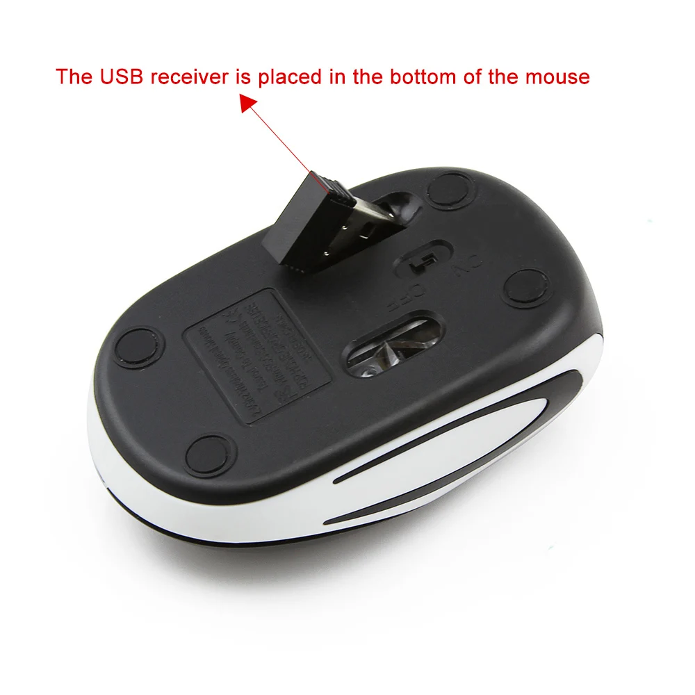 Steamed Bread Roll Mini Wireless Mouse for Computer kids