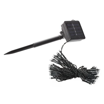 

New- GARLAND SOLAR LIGHT 50 LED White DECO FESTIVAL