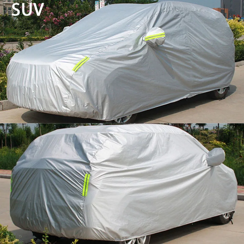 Автомобильные чехлы седан SUV полный покрывает отражающий солнце тени дождь Мороз
