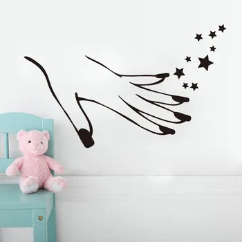 Kaufen Nagel Schönheit Salon Wand Aufkleber Elegante Hand Nagel Kunst Wand Aufkleber Polnischen Maniküre Pediküre Studio Wand Fenster Aufkleber Vinyl Wandmalereien
