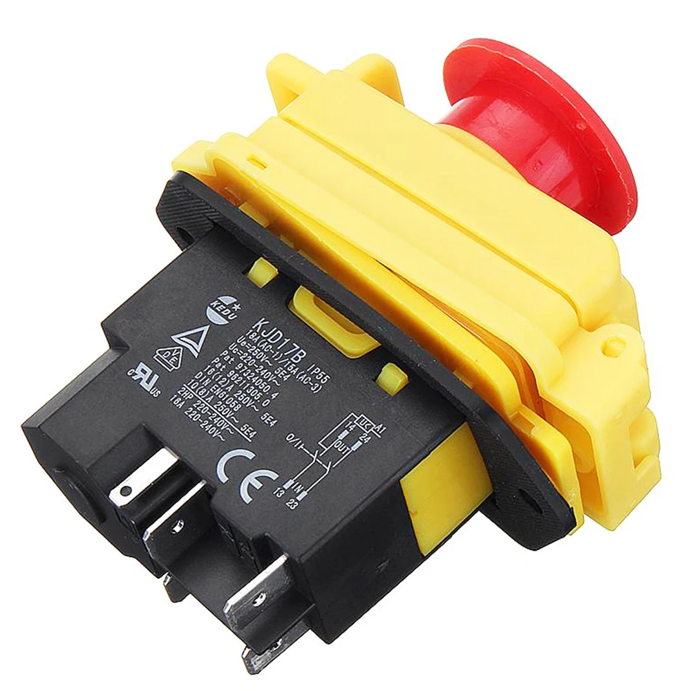 KEDU Waterproof Electromagnetic Pushbutton Switches KJD17B/120V KJD17B ...