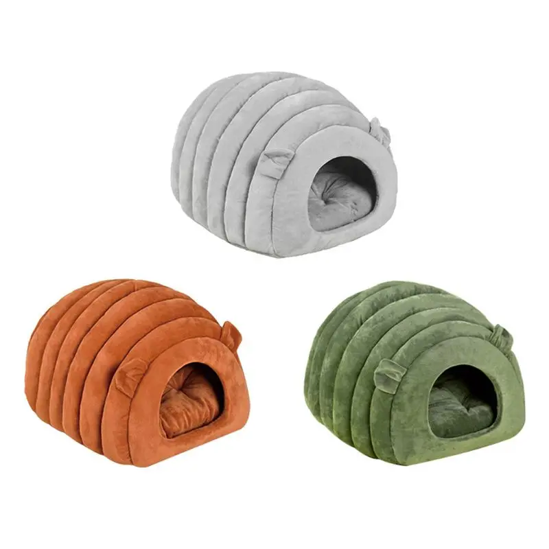 

Pet Bed/Cave, Cat Bed and Cave, Small Dog Bed, 2-in-1 foldable, soft, warm