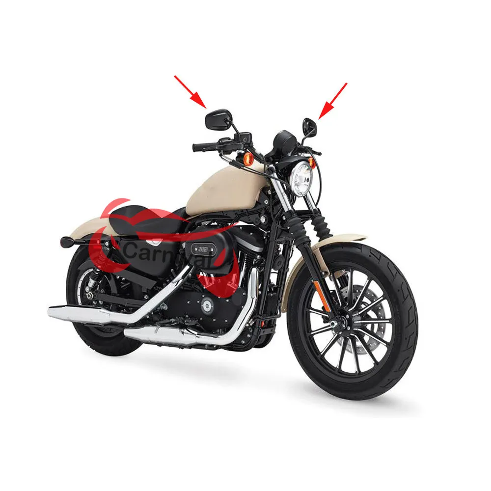 Мотоциклетное зеркало заднего вида 8 мм зеркало заднего вида для Harley Davidson Road King Classic SOFTAIL XL XL883 XL1200 SPORTSTER