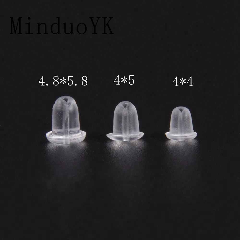 Clear Soft Rubber Earring Back Stoppers  Silicone Rubber Jewelry  Accessories - Jewelry Findings & Components - Aliexpress