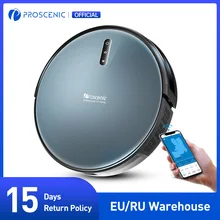 Odkurzacz roboczy Proscenic 830P, sterowanie Wi-Fi i Alexa, ze zbiornikiem na wodę o pojemności 350ML, wydajne czyszczenie i mycie