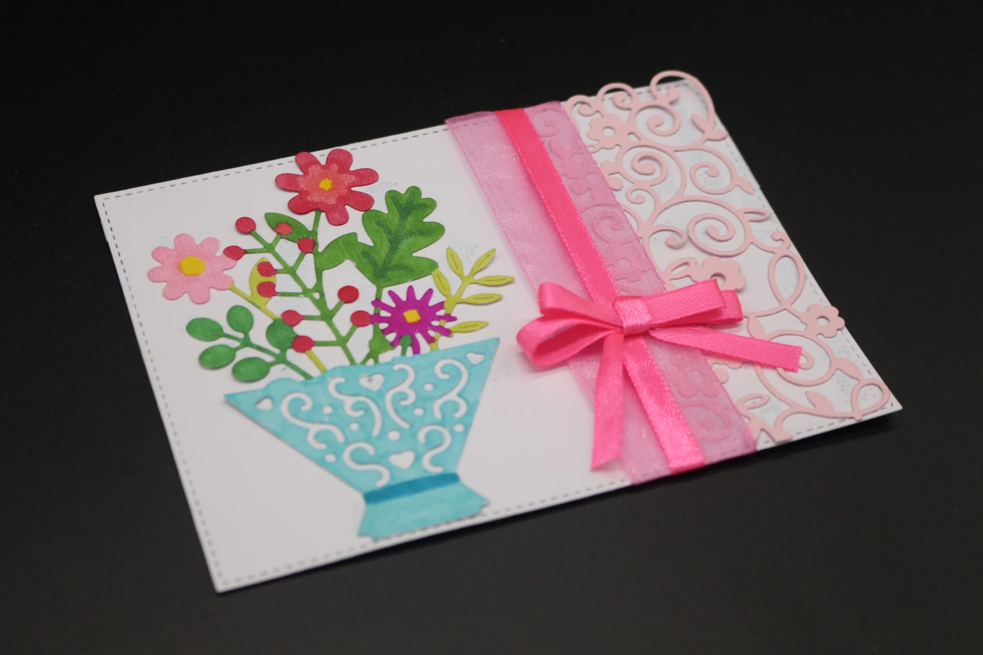 Металлические трафареты с цветами для творческого фотоальбома рельефное