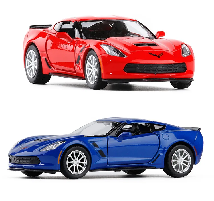 Ma Ke da 1:36 Corvette C7 металлическая модель автомобиля, детская игрушка 554039 в коробке