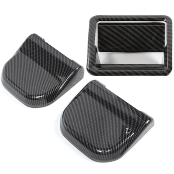 

Rear Door Tailgate Hinge Cover with Car Co-Pilot Storage Box Handle Decoration Cover Trim