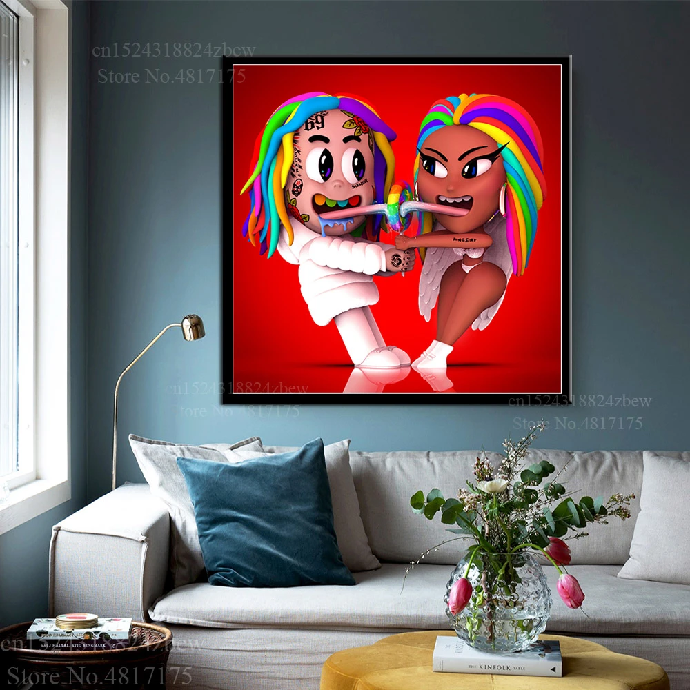 Nicki Minaj Poster Singer Album Anaconda Chun Li TROLLZ Alternate Edition  Canvas Painting Wall Art Posters and Prints Home Decor|Painting &  Calligraphy| - AliExpress