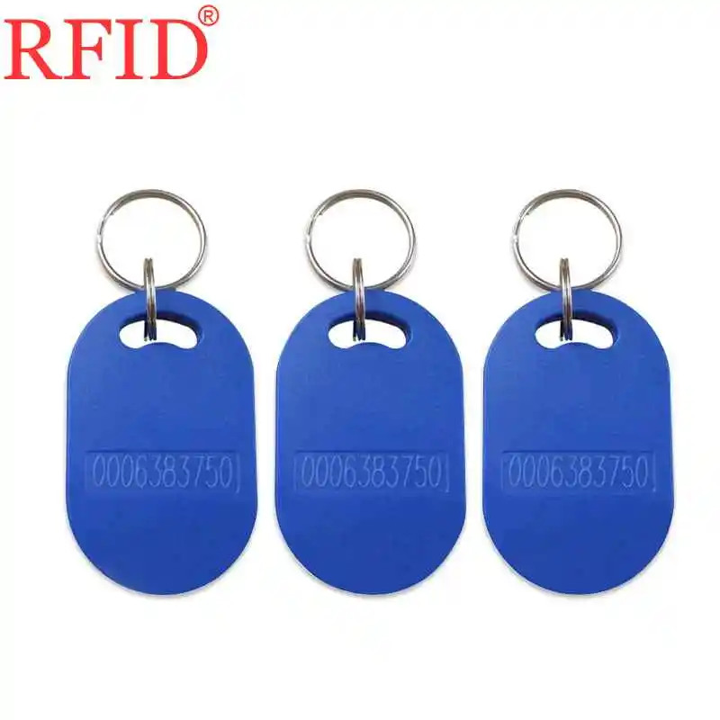 ID 125 кГц EM4100 TK4100 только для чтения эллипса водонепроницаемый брелок RFID EM тег жетон Бесконтактный чип карта контроля доступа 100 шт