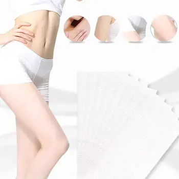 

100/300pcs Professional Wax Strips Hair Cotton and Non Woven Fabric Removal Nonwoven Professional Dehairing Paper Wax Papers