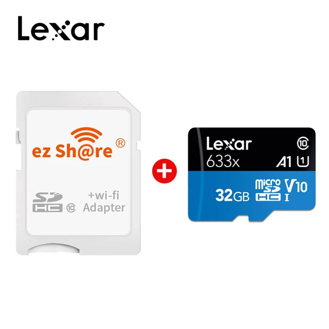 Ezshare Draadloze Wifi Sd Card + Micro Sd-kaart 128Gb 32Gb Class10 64Gb 256Gb Tf flash Geheugenkaart Microsd Wifi Adapter _ - AliExpress Mobile
