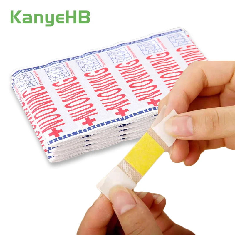 

100pcs Medical Waterproof Breathable Band Aids Cushion Adhesive Plaster Wound Hemostasis Stickers Band First Aid Bandage H050