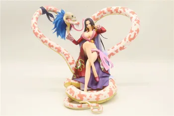 

One Piece Portrait Of Pirates Neo Maximum Boa Hancock With Snake 15th Anniversary Sexy PVC Anime Action Figure Model Toys 21.5cm