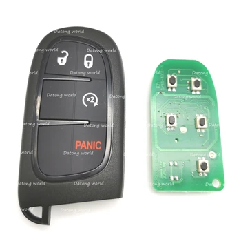 

Datong World Car Remote Key For Jeep Chrysler FCC ID CQ4-54T 4A Chip 434 Mhz Auto Smart Remote Control Keyless Entry Car Key