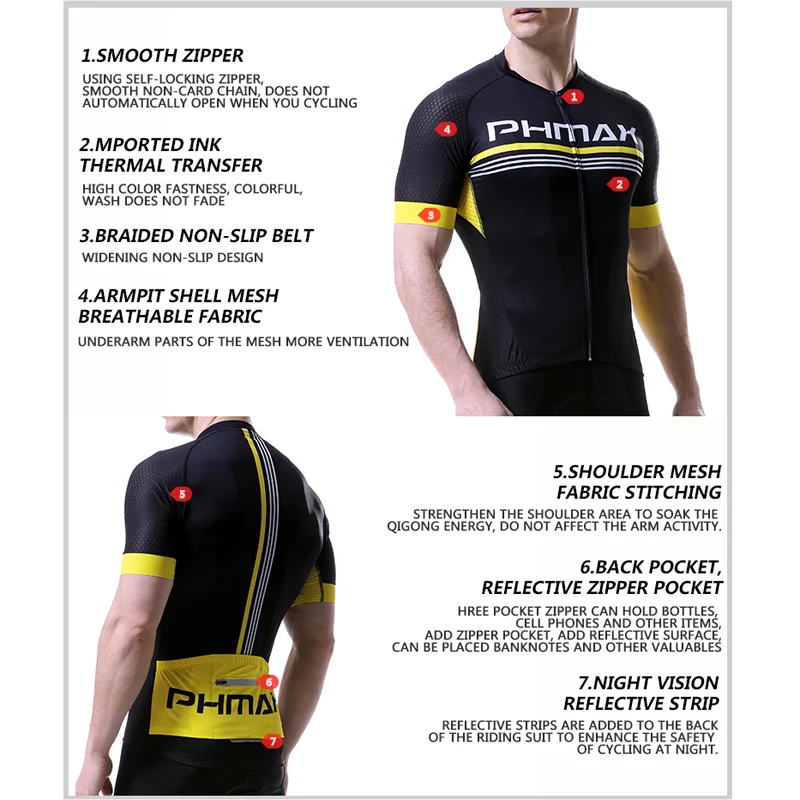 PHMAX Pro велосипедная майка летняя MTB велосипедная одежда BRopa Bicicleta Майо Ciclismo ike Одежда для велоспорта