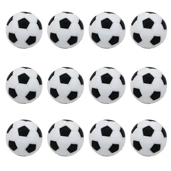 

12pcs Accessories Mini Soccer Table Football Set Round Activity Entertainment ABS Gift Durable For Kids Indoor Game Sports