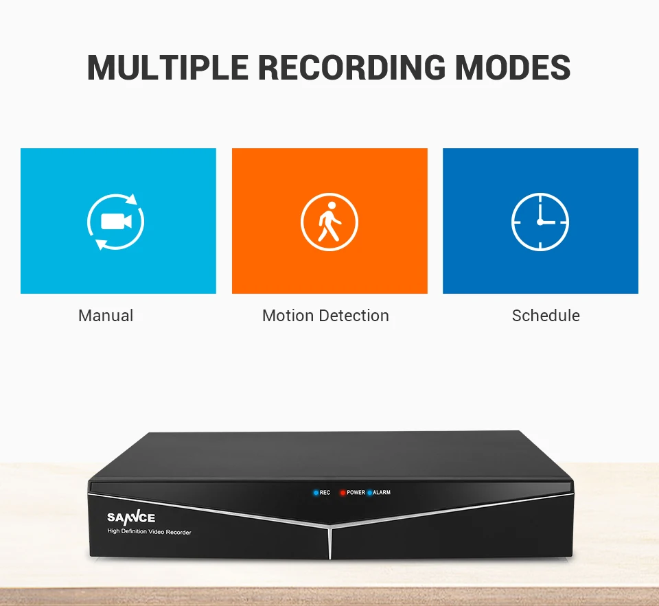 Sistema de Segurança Livre à Prova Dvr com 8 p ao ar Sannce Casa Vídeo 5in1 1080n Hdmi Pçs Dsmart Água Inteligente ir Câmera Cctv Conjunto Kit 8ch 1080 p 11 Cheap Sistema de vigilância