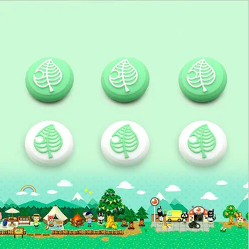 

Animal Crossing Tree Leaf Thumb Stick Grip Cap Joystick Cover For Nintend Switch Lite Joy-Con Controller Gamepad Thumbstick Case