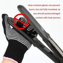 Термостойкие перчатки для укладки волос, термоблокировка для завивки, утюжок и щипцы для завивки подходит для левой и правой руки