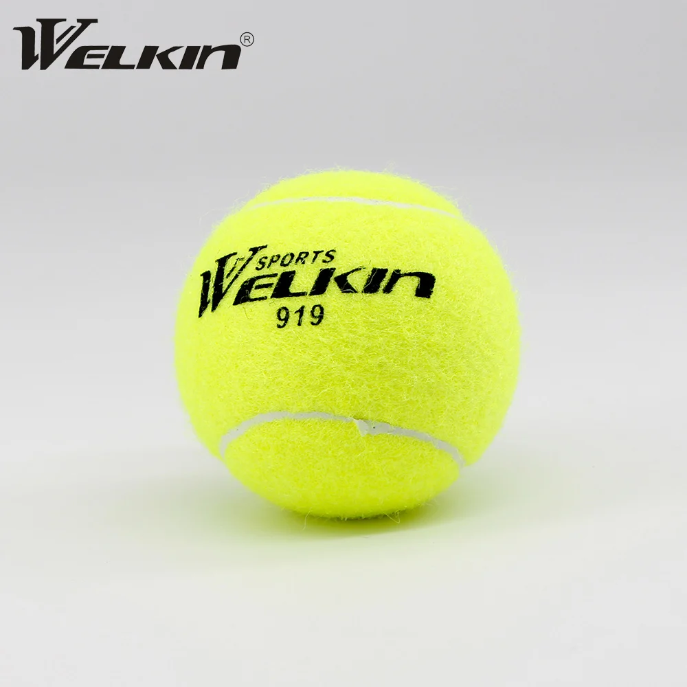 WELKIN 3pcs Training Tennis Professional Training Tennis Ball With Carry bag High bounce for Family Friend Beginner School Club