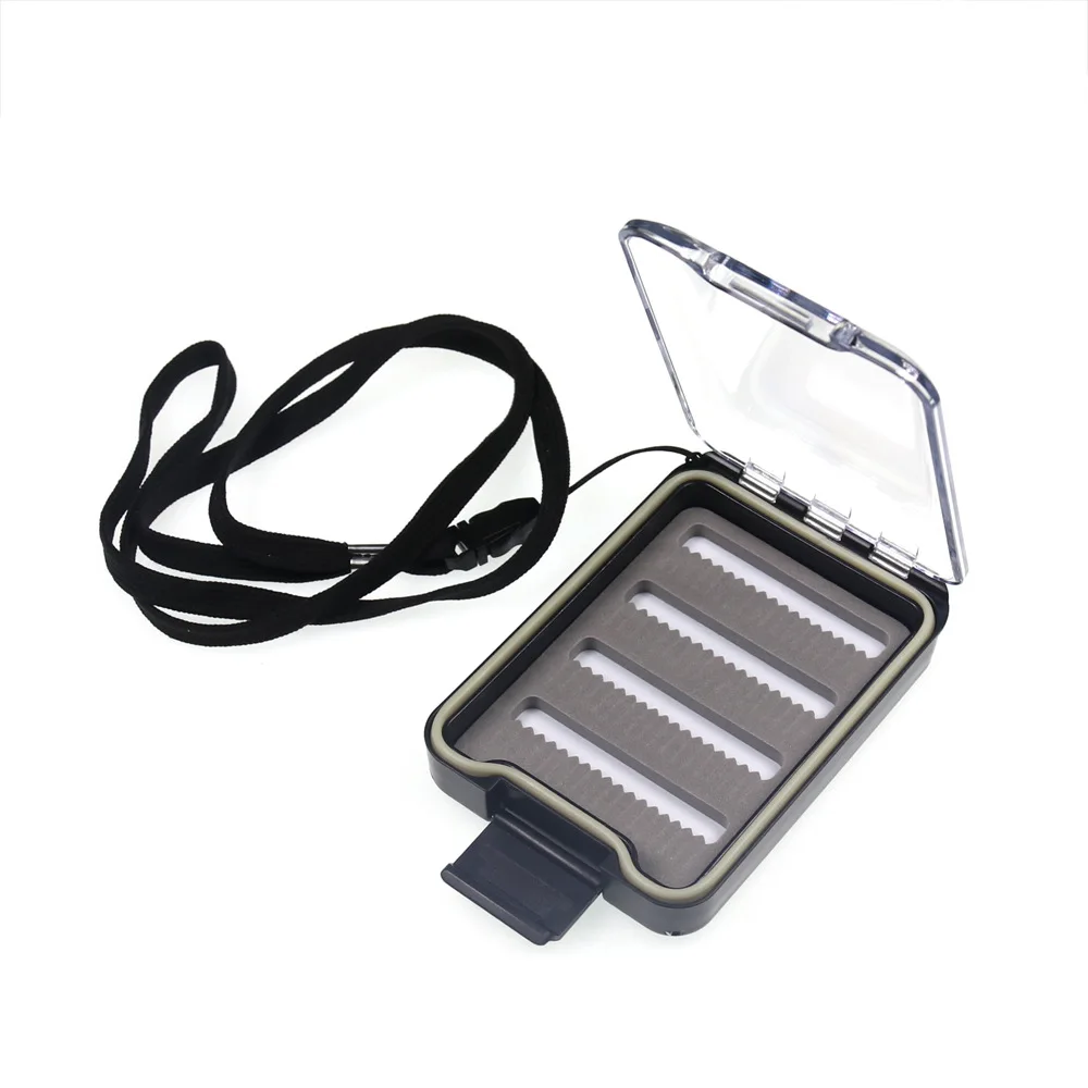 

Gorgons Fishing Tackle Box Plastic Waterproof Easy Grip Foam&Slit Fly Fishing Flies Storage Box