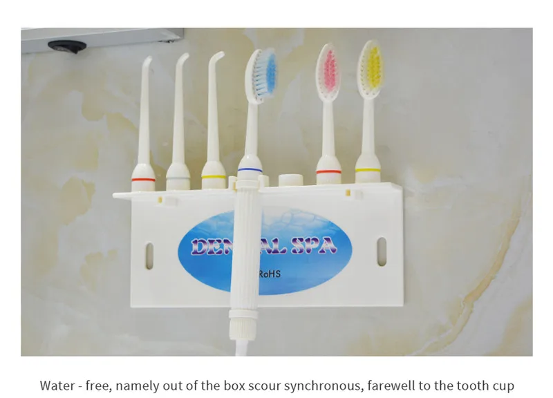 Torneira de Água Dental Flosser Irrigador Oral Interdental Escova Dentes Limpeza Spa Mais Limpo Branqueamento Ds1000 Jet 9 Irrigadores orais