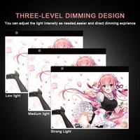 A3 USB podświetlana podkładka LED Artcraft podświetlane urządzenie do odrysowywania deska do kopiowania cyfrowy Tablet malarstwo pisanie Tablet graficzny diament tabliczka do rysowania/malowania 3