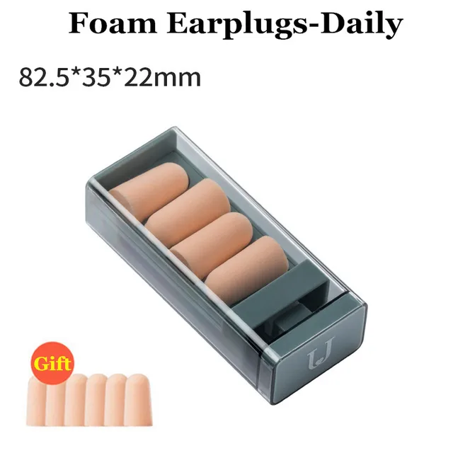 Earplugs Noise Reduction Sleep For Snoring Silicone Soft Foam Ear Plugs Sound Insulation Ear Protection From Xiaomi Youpin Foam Earplugs