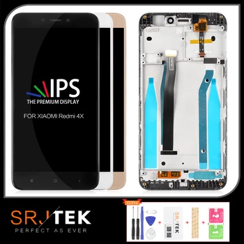 

Srjtek 5.0" Display For XIAOMI Redmi 4X LCD Touch Screen With Frame Replacement For XIAOMI Redmi 4X Pro Display