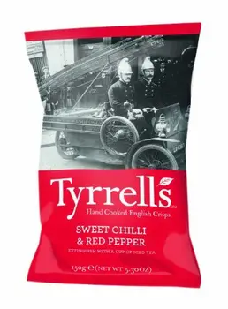 

Tyrrells Sweet Chilli & Red Pepper 150g, 4er Pack (4 x 150g)