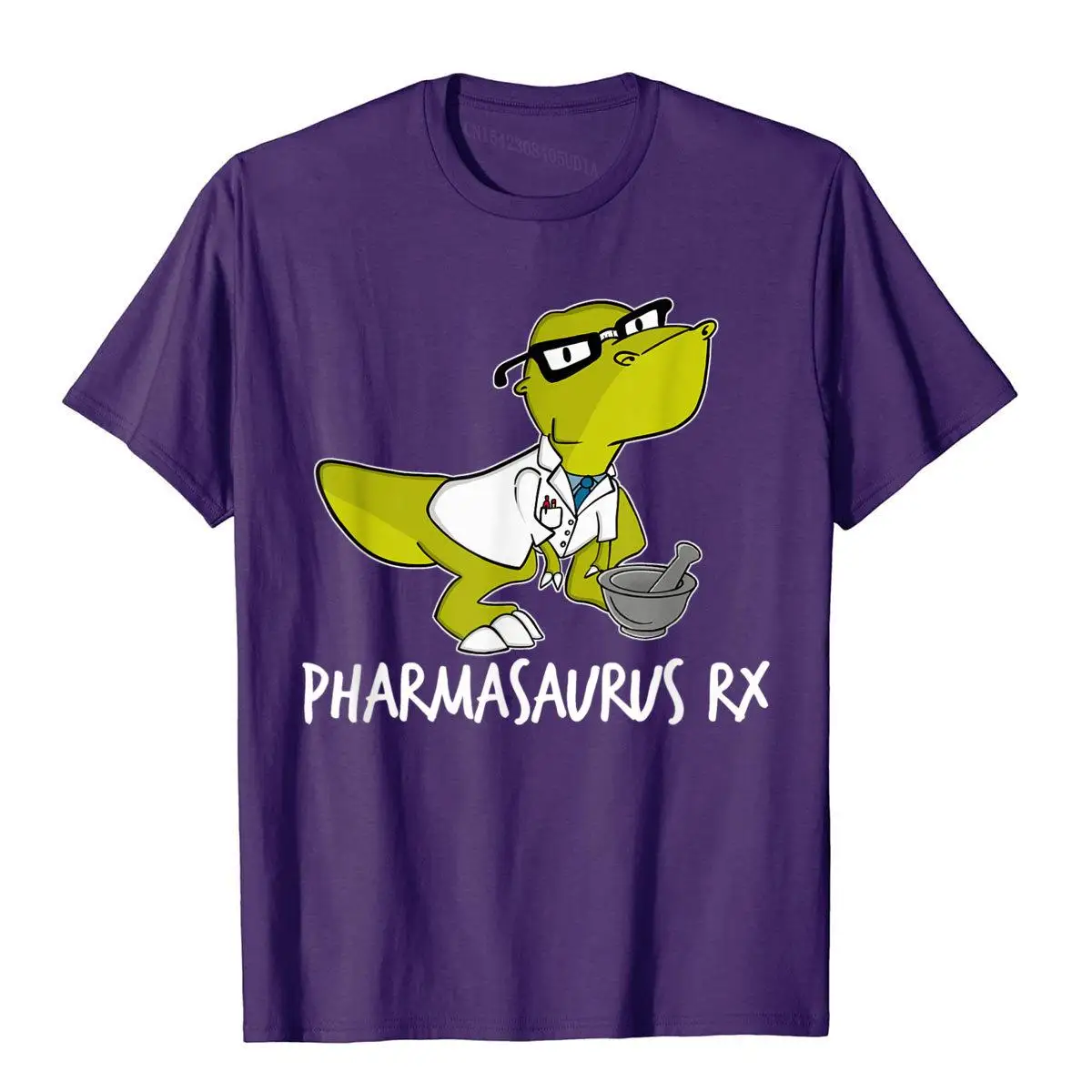 Pharmacy Technician Pharmacist Gift - Pharmasaurus Rx T-Shirt__B5348purple