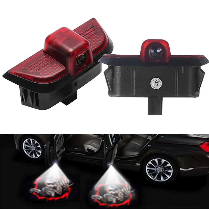 

DERI 2 Pcs LED Door Icon Welcome Light Laser Projector Ghost Shadow Light for Mercedes Benz W204 C Class C180 C200 C350