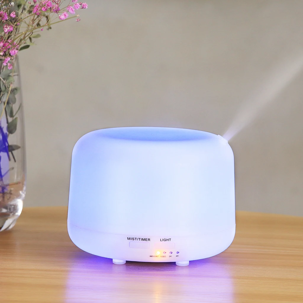 Electric 300ml Essential Oil Air Diffuser Ultrasonic Air Aromatherapy Humidifier 7 Color LED Lights Home Relax