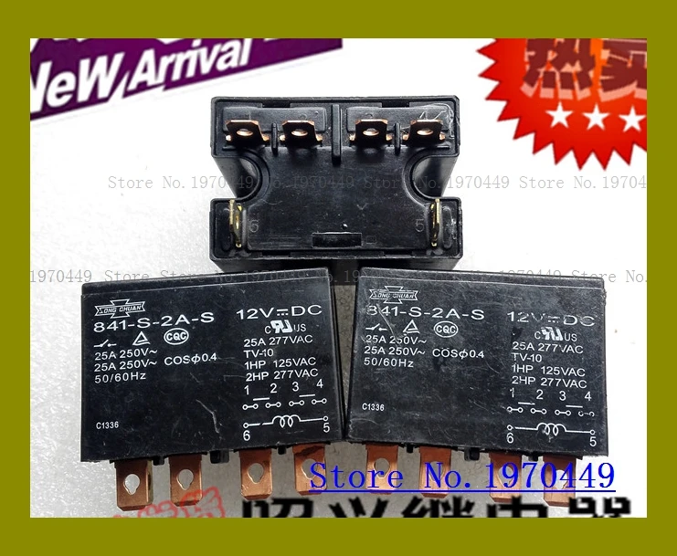 841-S-2A-S 25A/250VAC 841-S-2A-S-12VDC | Обустройство дома
