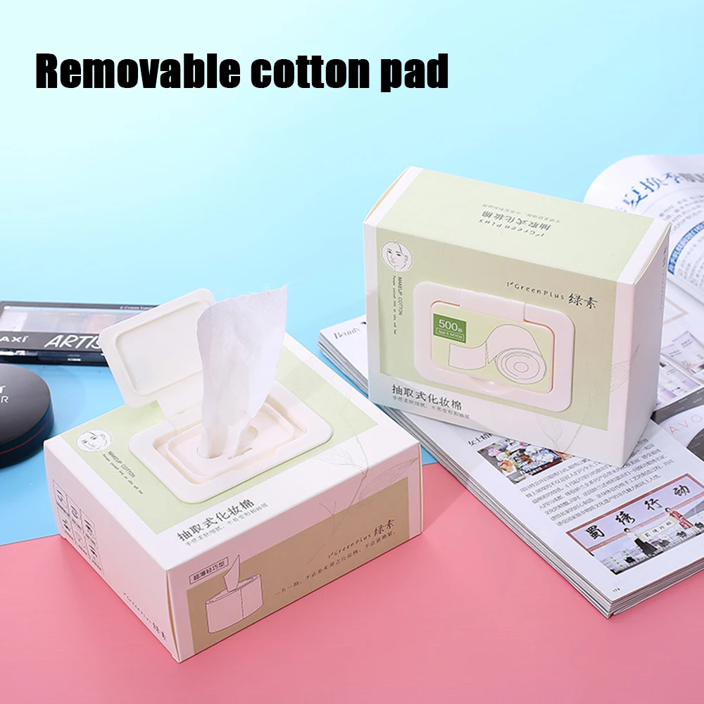 

500pcs/set Cleansing Cotton Pads Disposable Face Towel Makeup Care Facials Napkins Skin Care Makeup Remover Tissue Beauty Tools