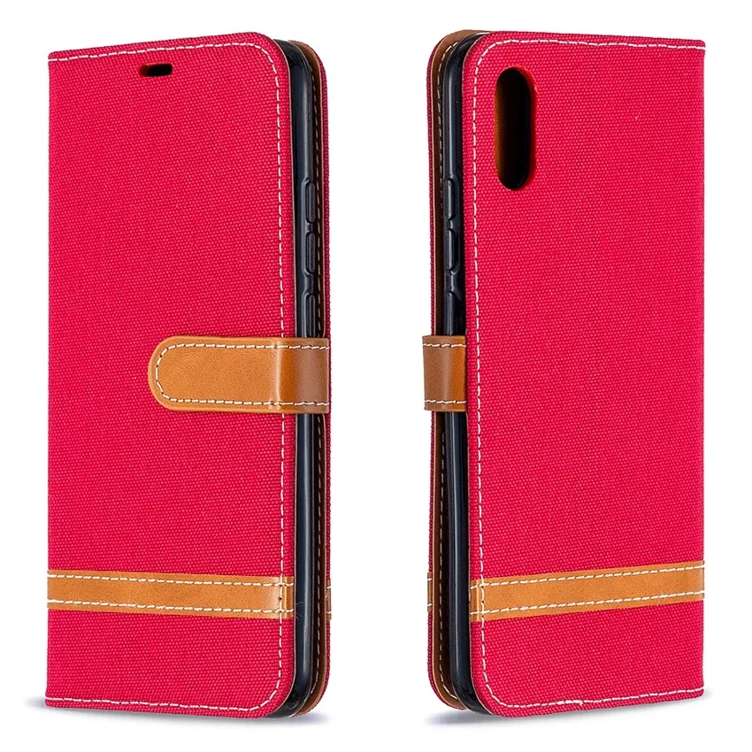 Denim stitching Leather Phone Case For Xiaomi Redmi Note 6 7 8 7A 9 9S 9A 9C Pro 8T Note10 10 9T K20 K30 Flip Wallet Cover phone cases for xiaomi