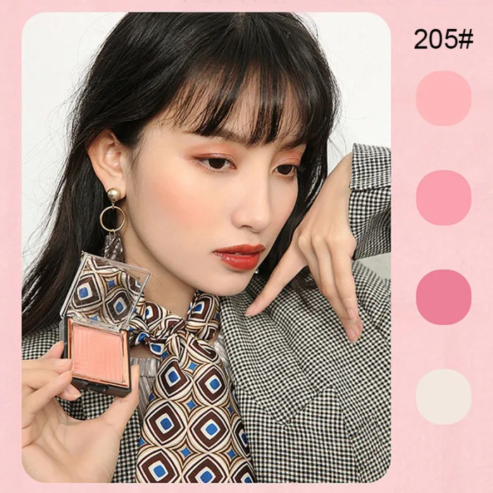 Cheek Blusher Easy to Blush Makeup Not Sticky Brighten Fine Silky Powder Women Cosmetic Dropshipping SMJ