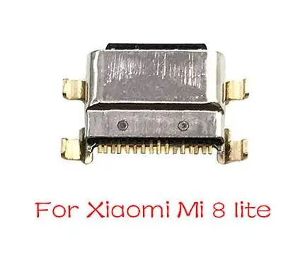 Mi cro USB разъем Jack для Xiaomi mi A1 A2 8 9 CC9E Max3 mi x 3 красный mi Note 7 Pro type C USB разъем - Цвет: Mi 8 lite