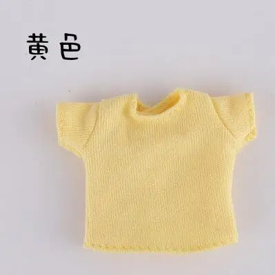 1 шт. аксессуары для кукол для ob11, obistsu11, 1/12 bjd кукла полосатая футболка Cothing аксессуары - Цвет: color6